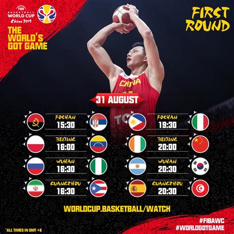 fiba world cup schedule